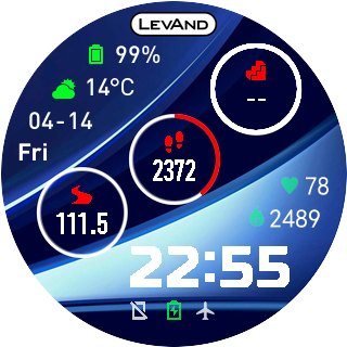 华米跃我Amazfit Pace, Stratos手表表盘