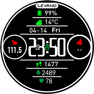 华米跃我Amazfit Pace, Stratos手表表盘