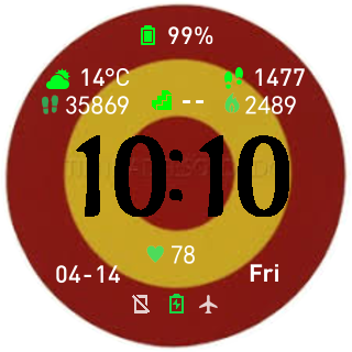 华米跃我Amazfit Pace, Stratos手表表盘