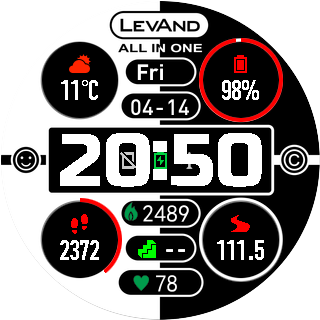 华米跃我Amazfit Pace, Stratos手表表盘