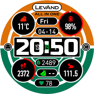 华米跃我Amazfit Pace, Stratos手表表盘