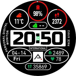 华米跃我Amazfit Pace, Stratos手表表盘