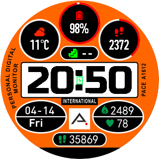 华米跃我Amazfit Pace, Stratos手表表盘