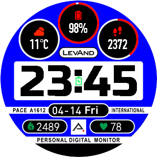 华米跃我Amazfit Pace, Stratos手表表盘