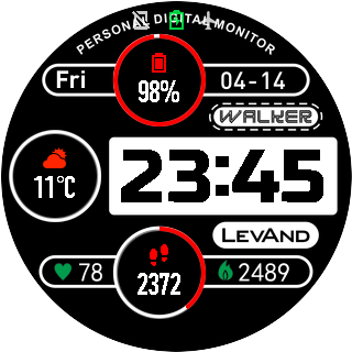 华米跃我Amazfit Pace, Stratos手表表盘