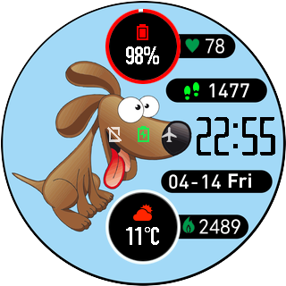 华米跃我Amazfit Pace, Stratos手表表盘