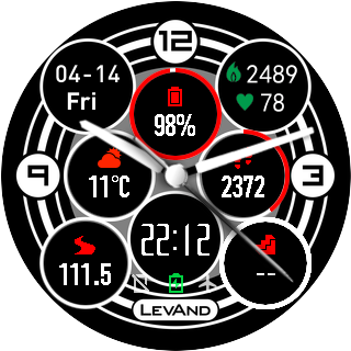 华米跃我Amazfit Pace, Stratos手表表盘