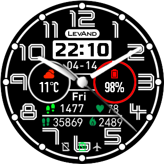 华米跃我Amazfit Pace, Stratos手表表盘