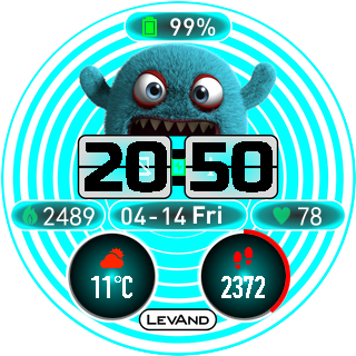 华米跃我Amazfit Pace, Stratos手表表盘