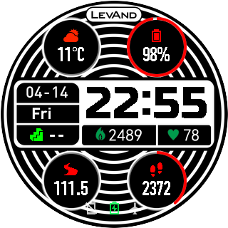华米跃我Amazfit Pace, Stratos手表表盘