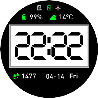 华米跃我Amazfit Pace, Stratos手表表盘
