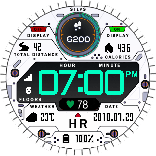 华米跃我Amazfit Pace, Stratos手表表盘