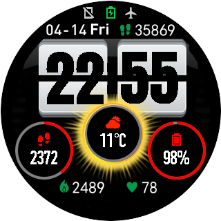 华米跃我Amazfit Pace, Stratos手表表盘