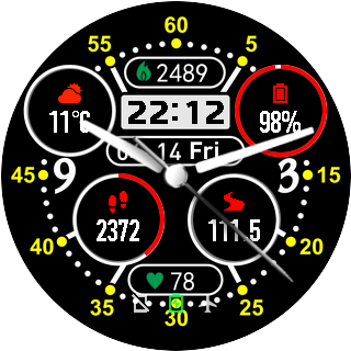 华米跃我Amazfit Pace, Stratos手表表盘