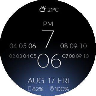 华米跃我Amazfit Pace, Stratos手表表盘