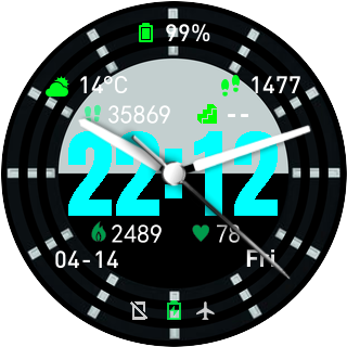 华米跃我Amazfit Pace, Stratos手表表盘