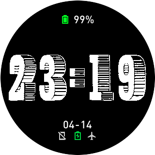 华米跃我Amazfit Pace, Stratos手表表盘