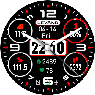 华米跃我Amazfit Pace, Stratos手表表盘