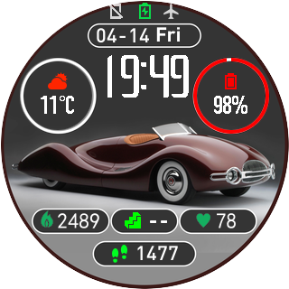华米跃我Amazfit Pace, Stratos手表表盘