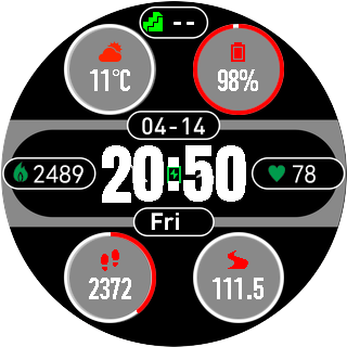 华米跃我Amazfit Pace, Stratos手表表盘