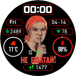 华米跃我Amazfit Pace, Stratos手表表盘