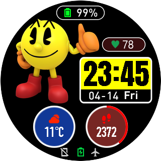 华米跃我Amazfit Pace, Stratos手表表盘