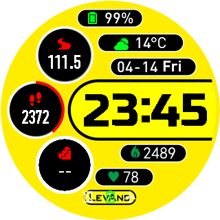 华米跃我Amazfit Pace, Stratos手表表盘