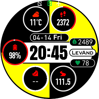 华米跃我Amazfit Pace, Stratos手表表盘
