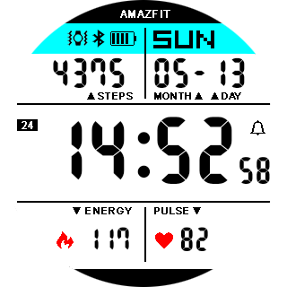 华米跃我Amazfit Pace, Stratos手表表盘