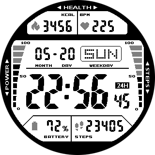华米跃我Amazfit Pace, Stratos手表表盘