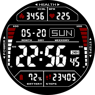 华米跃我Amazfit Pace, Stratos手表表盘