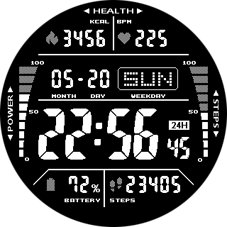 华米跃我Amazfit Pace, Stratos手表表盘