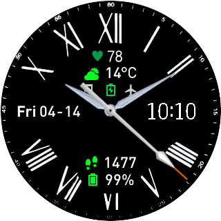 华米跃我Amazfit Pace, Stratos手表表盘