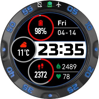 华米跃我Amazfit Pace, Stratos手表表盘
