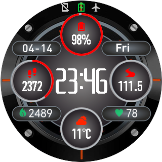 华米跃我Amazfit Pace, Stratos手表表盘
