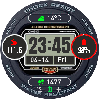 华米跃我Amazfit Pace, Stratos手表表盘