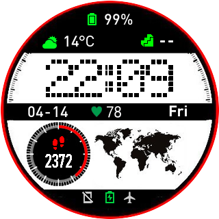 华米跃我Amazfit Pace, Stratos手表表盘