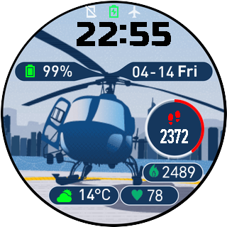 华米跃我Amazfit Pace, Stratos手表表盘