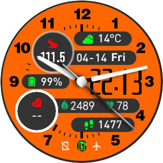 华米跃我Amazfit Pace, Stratos手表表盘