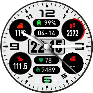 华米跃我Amazfit Pace, Stratos手表表盘