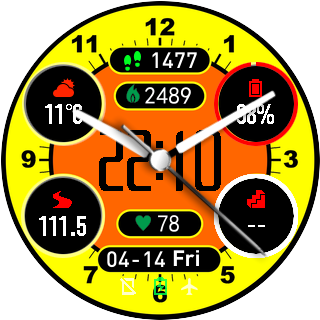 华米跃我Amazfit Pace, Stratos手表表盘