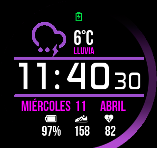 华米跃我Amazfit Pace, Stratos手表表盘