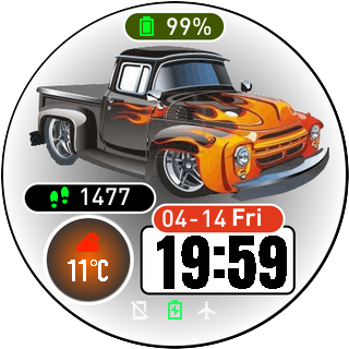 华米跃我Amazfit Pace, Stratos手表表盘