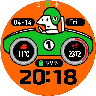 华米跃我Amazfit Pace, Stratos手表表盘