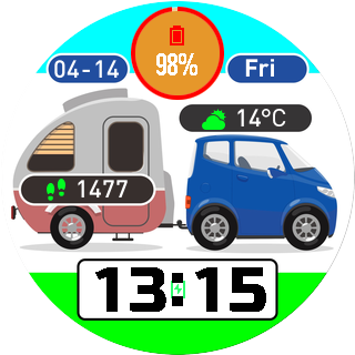 华米跃我Amazfit Pace, Stratos手表表盘