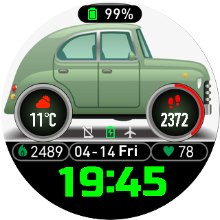 华米跃我Amazfit Pace, Stratos手表表盘
