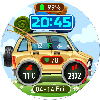 华米跃我Amazfit Pace, Stratos手表表盘