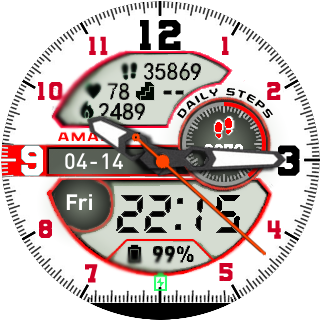 华米跃我Amazfit Pace, Stratos手表表盘