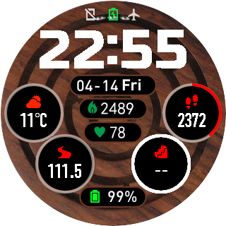 华米跃我Amazfit Pace, Stratos手表表盘
