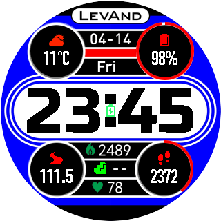华米跃我Amazfit Pace, Stratos手表表盘